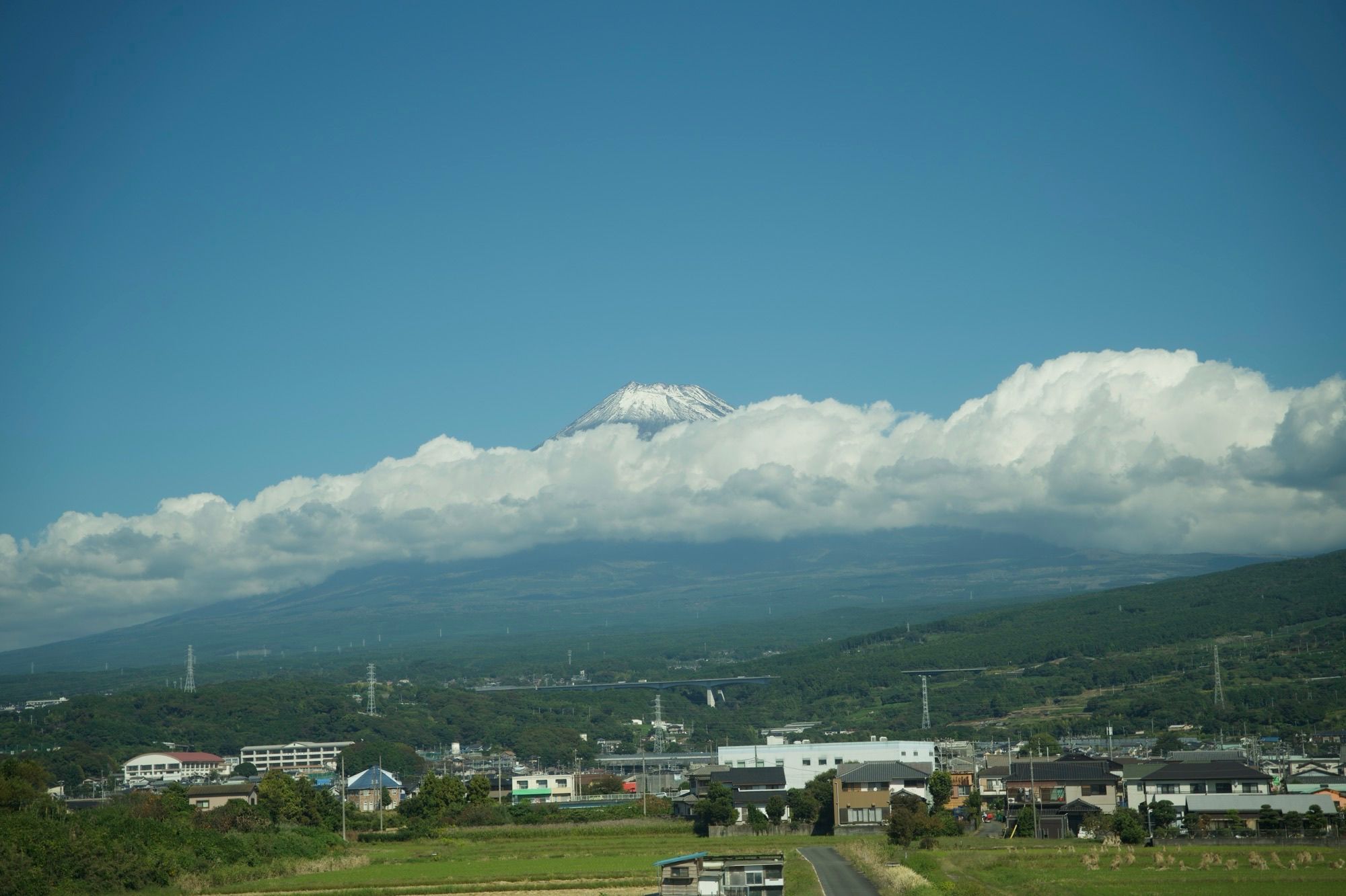 Vue sur le Mont Fuji