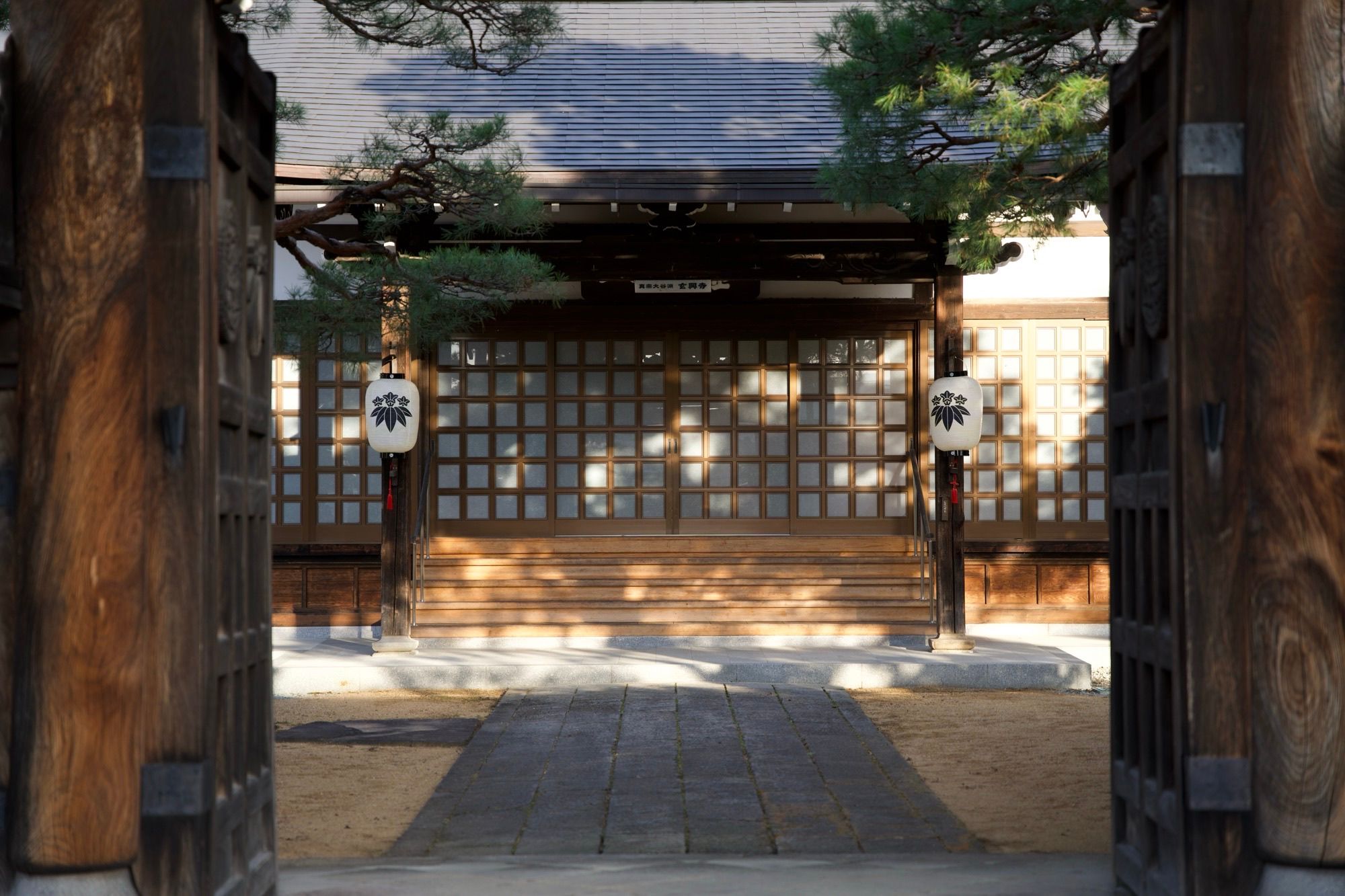 Entrée d'un temple