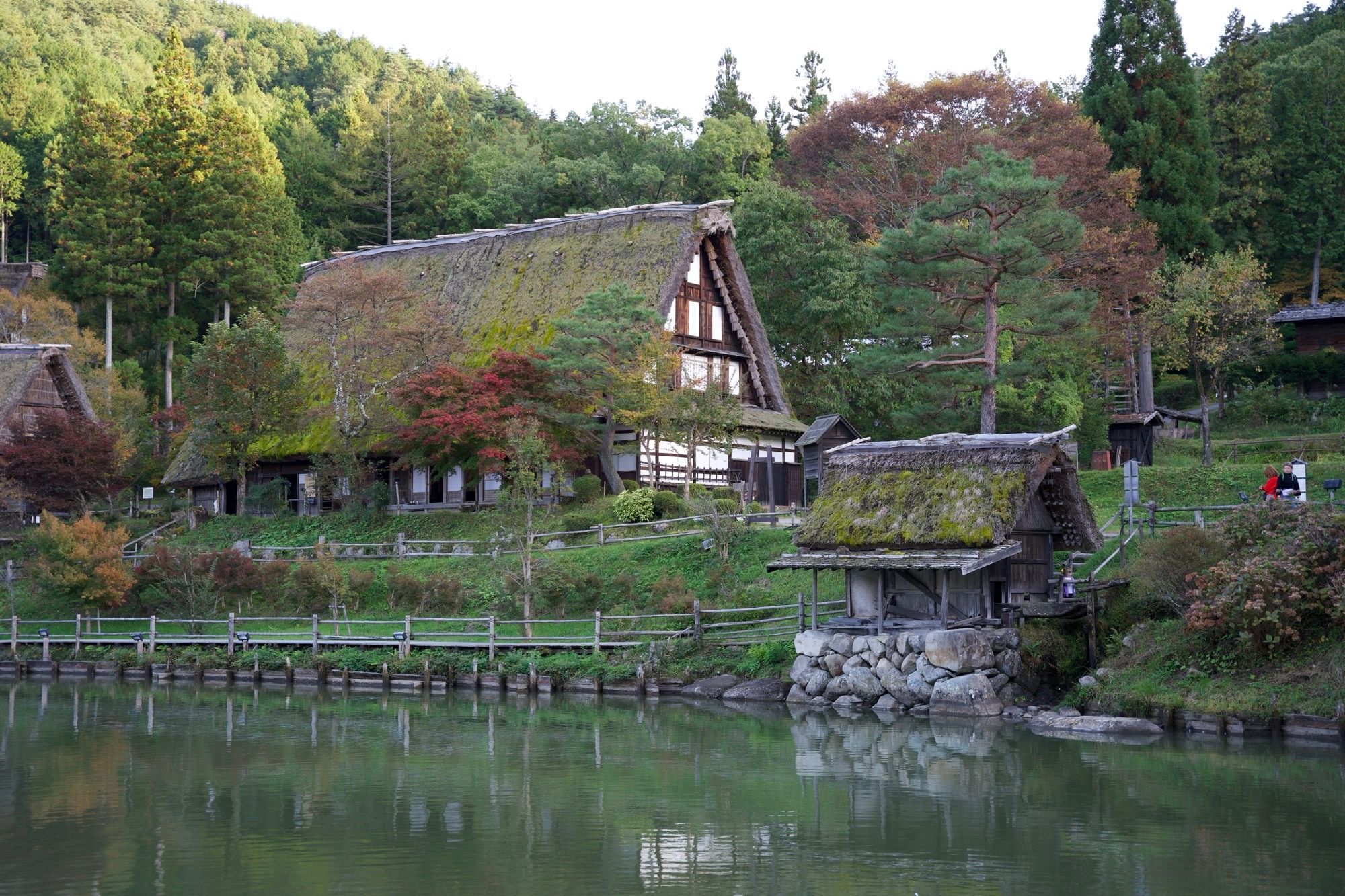 Entrée du village de Hida