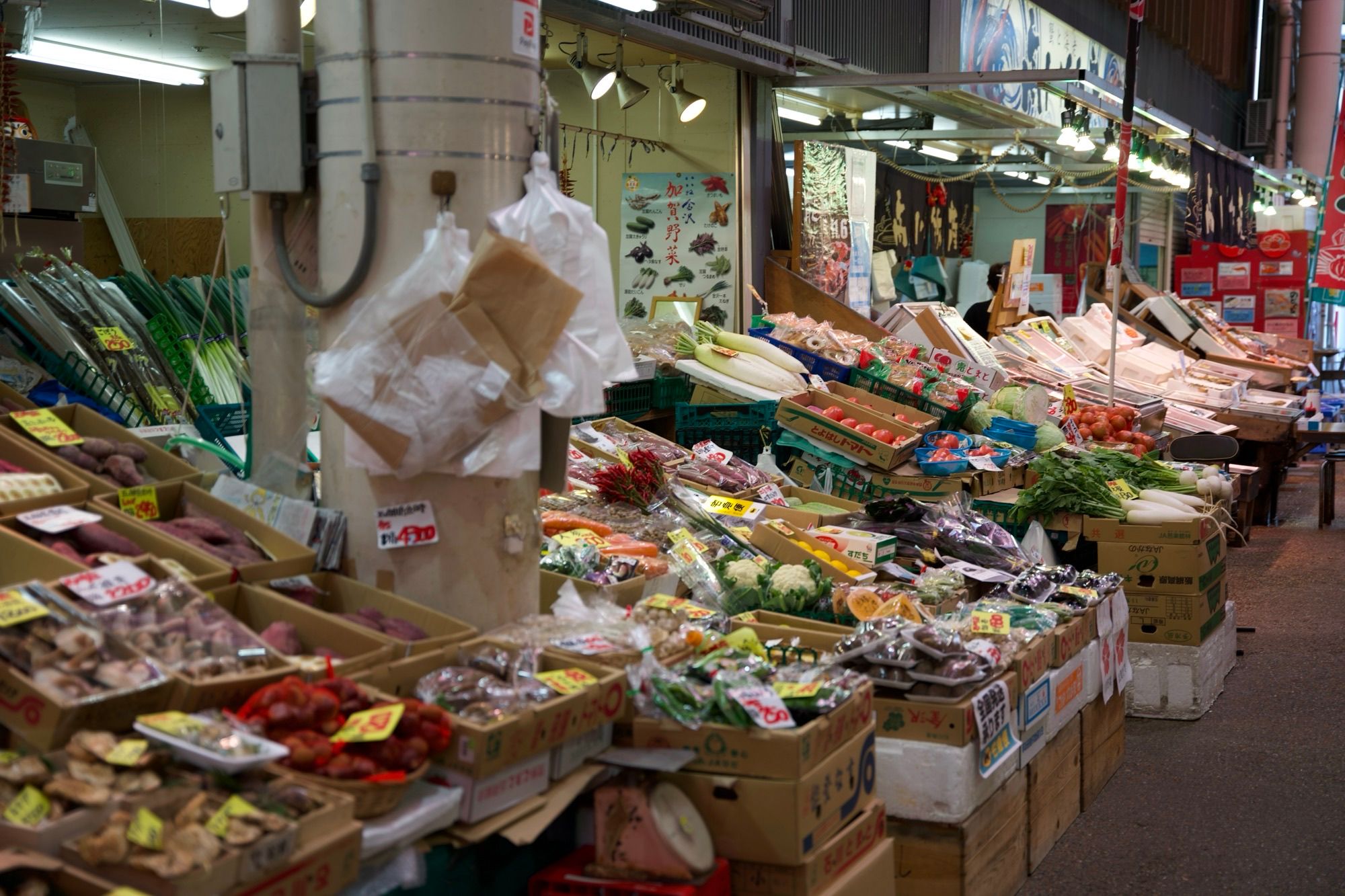 Un stand du marché Omichō