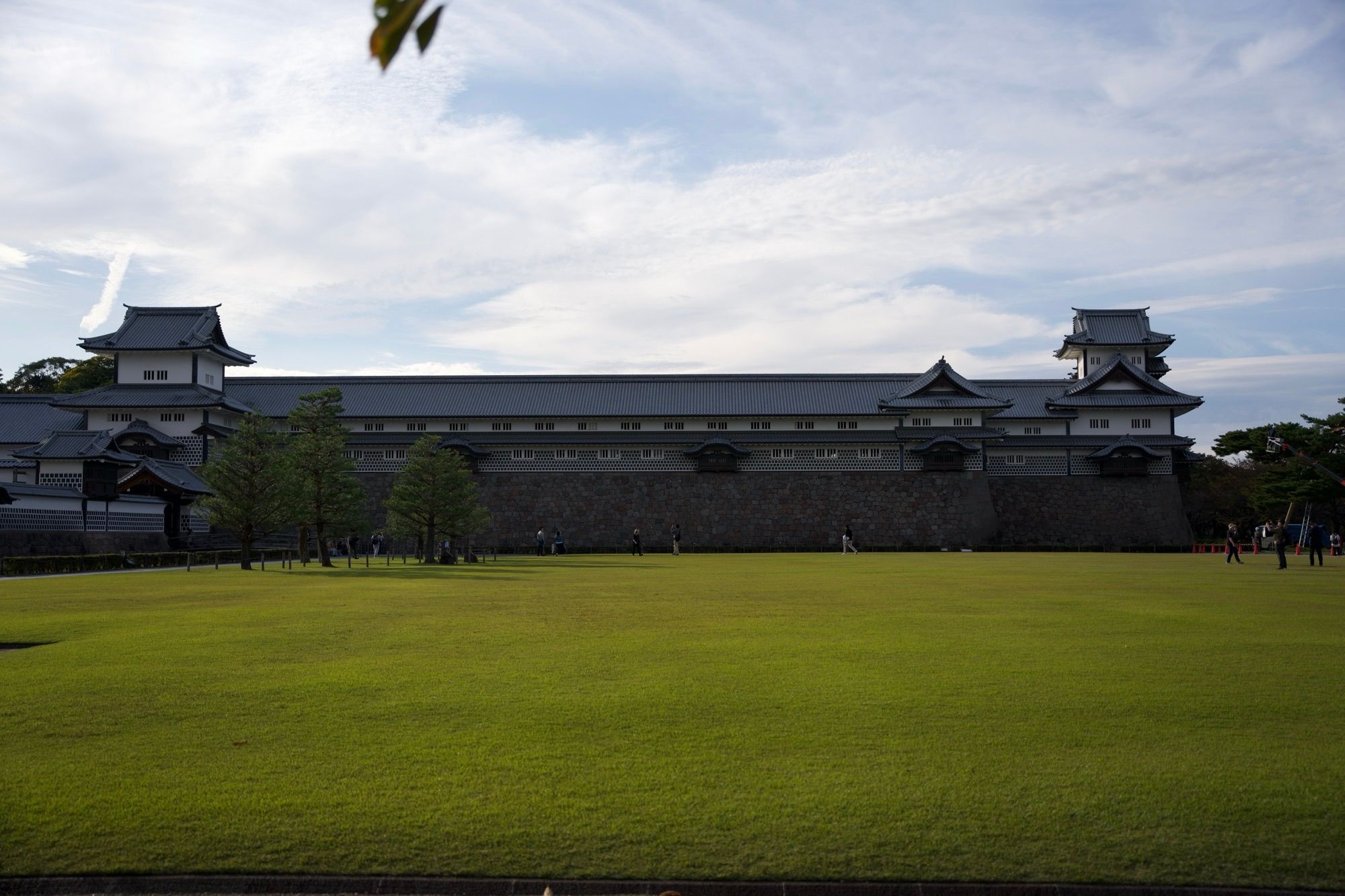 Vue d'une partie du château de Kanazawa