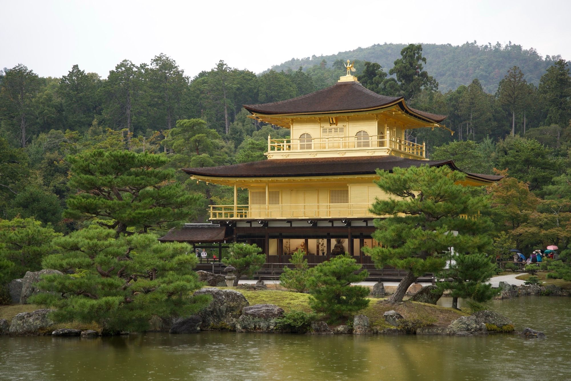 Le pavillon doré du temple Kinkaku-ji