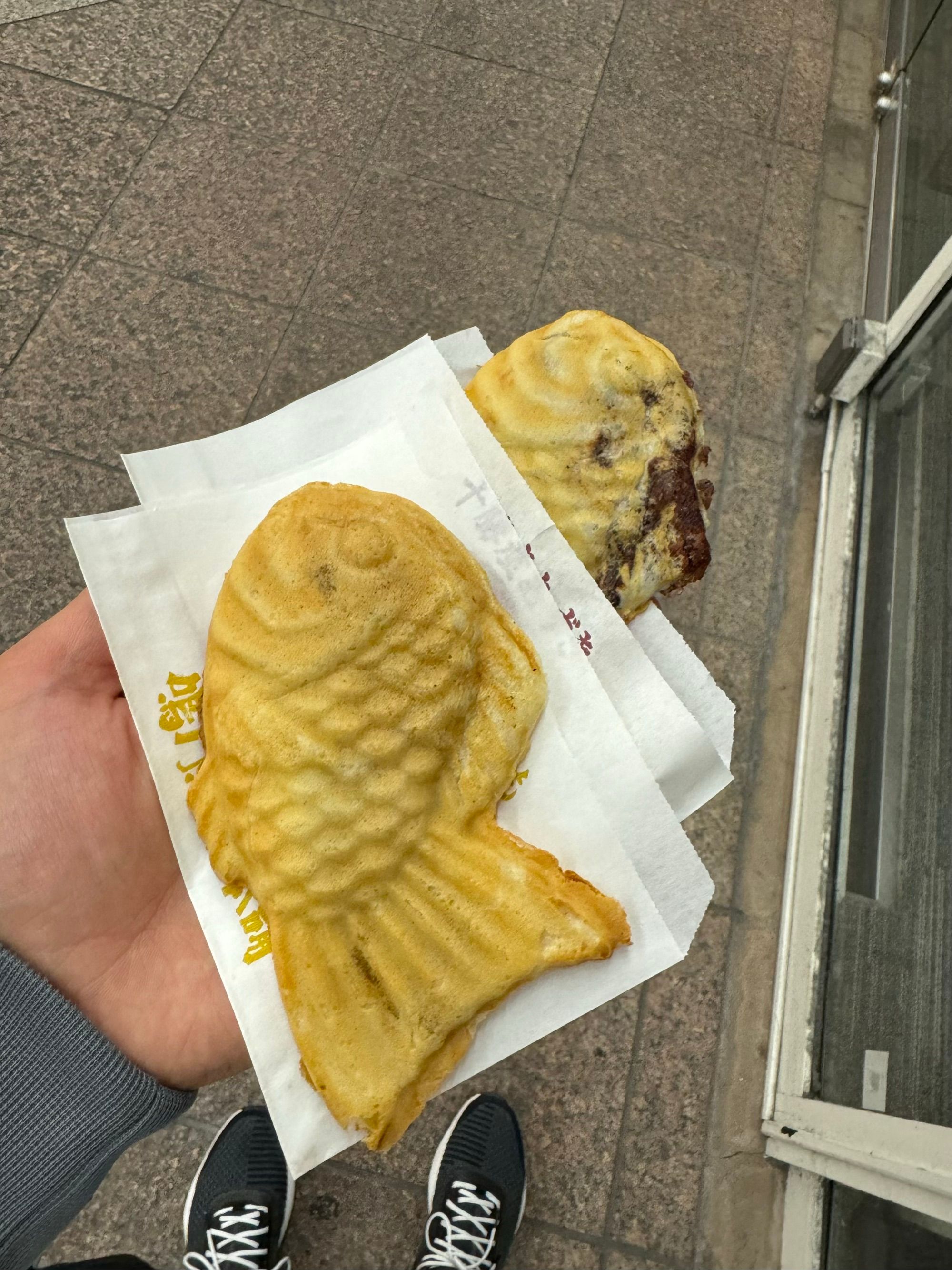 Taiyakis à la patate douce et à la pâte aux haricots rouges