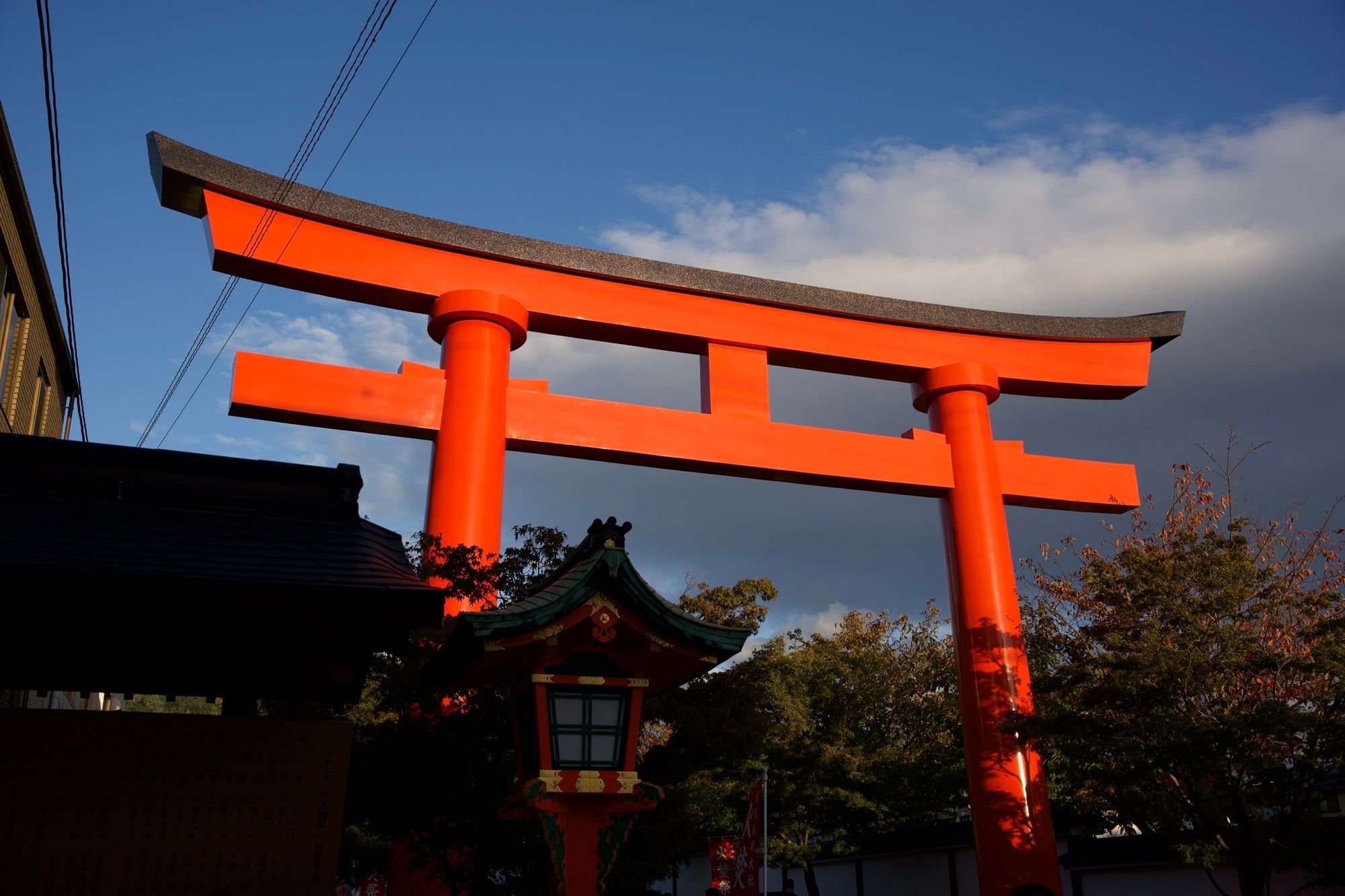 Torri d'entrée du sanctuaire Fushimi Inari