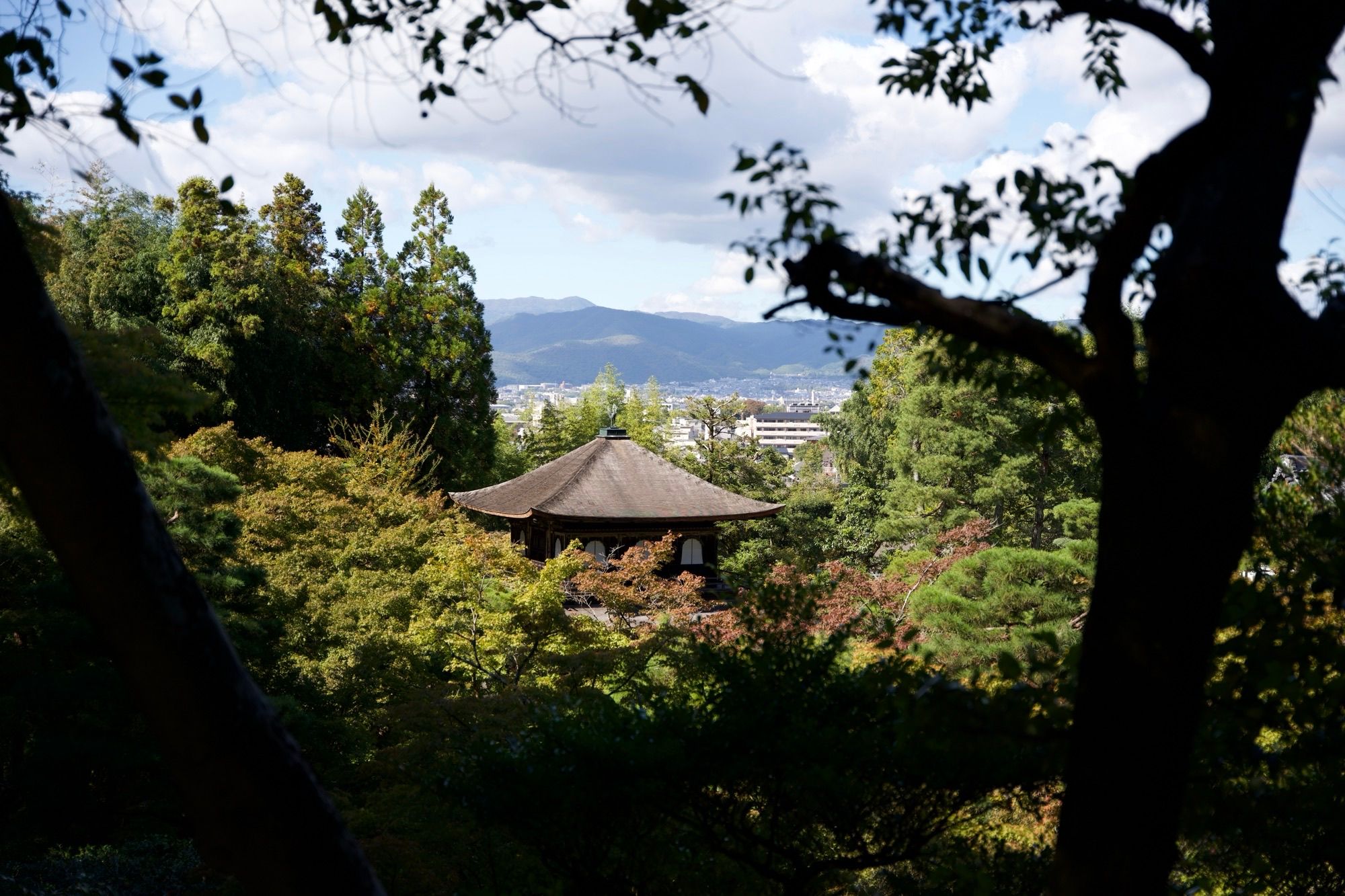 Vue sur le Ginkaku-jicho