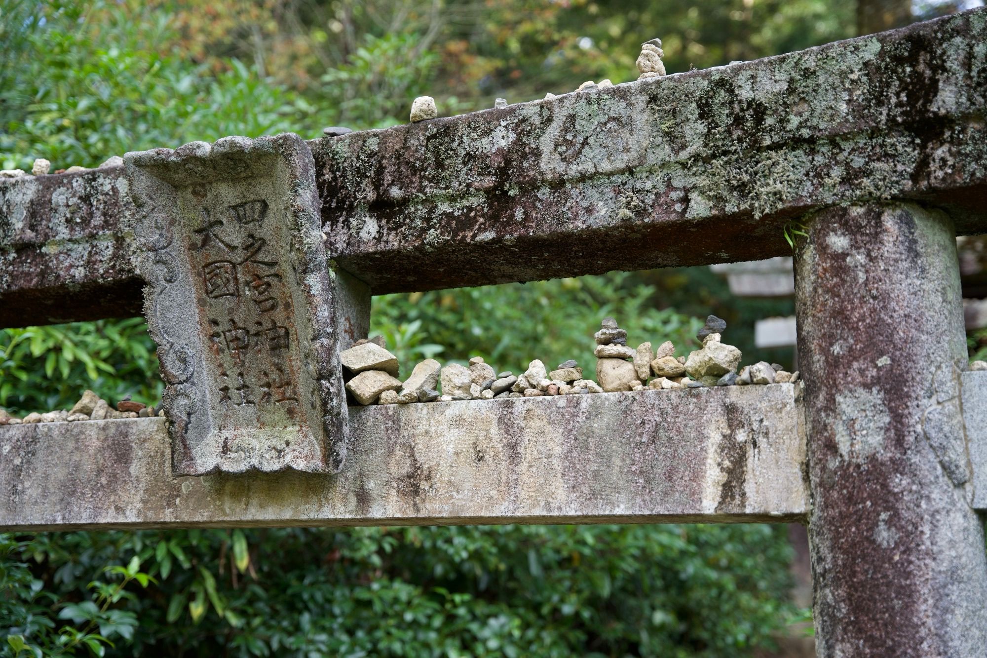 Cairn sur torii