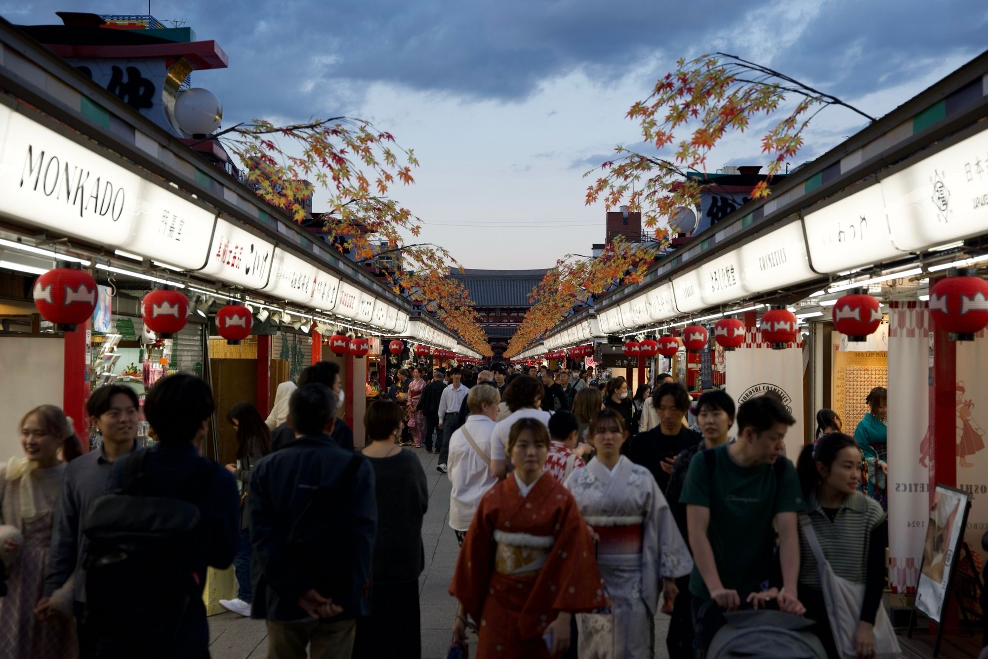 Allée marchande du temple Sensō-ji